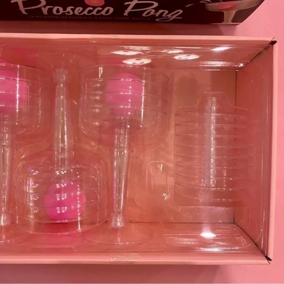 Pink Prosecco Ping Pong Ball Party Game Sparkling Champagne World Market Gifts - Picture 5 of 7